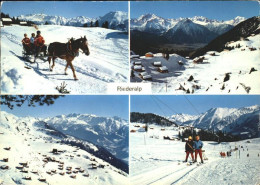 11870583 Riederalp Pferdeschlitten Panorama Skilift Riederalp - Autres & Non Classés