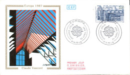 FDC 1987 EUROPA - 1980-1989