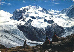 11870571 Zermatt VS Blick Vom Gornergrat Mit Monte Rosa Gorner Und Grenzgletsche - Autres & Non Classés