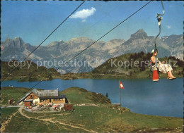 11870564 Engelberg OW Sesselbahn Truebsee Jochpass Mit Hahnen Engelberg - Andere & Zonder Classificatie