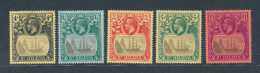 1922-37 St. Helena, Stanley Gibbons N. 92/96 - MLH* - Other & Unclassified