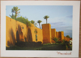 MAROC MOROCCO MARRAKECH REMPARTS CARTE POSTALE POSTCARD CARTOLINA KARTE PICTURE ANSICHTSKARTE CARD PHOTO POSTKARTE - Marrakech