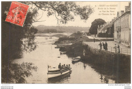 MARY SUR MARNE BORDS DE LA MARNE ET VUE DU PONT DU CHEMIN DE FER - Sonstige & Ohne Zuordnung