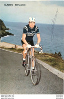 CLAUDIO BONACINA  AVEC DEDICACE AUTOGRAPHE ORIGINAL FORMAT 21 X 14.50 CM - Ciclismo