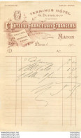 MACON 1900 TERMINUS HOTEL G.  DUPANLOUP GRAND HOTEL DE FRANCE ET DES ETRANGERS - 1900 – 1949