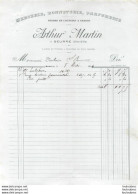 SEURRE 1896 ARTHUR MARTIN MERCERIE BONNETERIE PARFUMERIE - 1800 – 1899