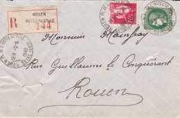 Lettre Recommandée Sur Iris + Mercure 1940 - Cartas & Documentos