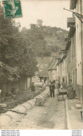 CARTE PHOTO ENVOYEE DE LA COTE D'OR TRAVAUX DANS LA RUE - Andere & Zonder Classificatie