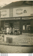 CARTE PHOTO EPICERIE PARISIENNE RUE DE PARIS - To Identify