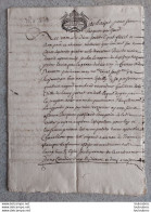 GENERALITE DE MONTPELLIER AVRIL 1674   DOCUMENT DE 5 PAGES - Timbri Generalità