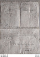 G. BOUCHOTTE MINISTRE DE LA GUERRE 1793 SIGNE  BREVET DE LIEUTENANT ALEXANDRE GREGOIRE BOURBON VELIN 42X32CM - Historical Documents