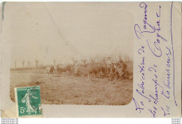 CAYRAC CARTE PHOTO LES LABOUREURS  1911 - Autres & Non Classés