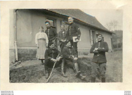 FRANQUEVILLE DANS LA SOMME  LA POPOTE PREMIERE GUERRE PHOTO 7 X 5 CM - Krieg, Militär