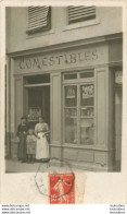 CARTE PHOTO COMESTIBLES ENVOYEE DE PARIS - To Identify