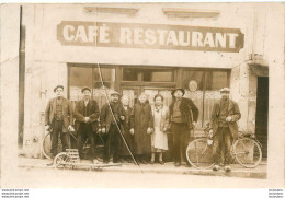 CARTE PHOTO CAFE RESTAURANT - Zu Identifizieren