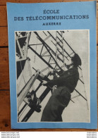 ECOLE DES TELECOMMUNICATIONS AUXERRE FEUILLETS DE 4 PAGES - Otros & Sin Clasificación