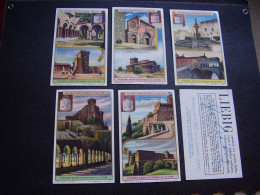 Original Old Cards Chromos Liebig  S 1184 Trésors Architecturaux Du Latium Complet - Liebig
