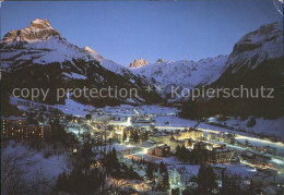 11867263 Engelberg OW Am Abend Mit Hahnen Spannorter  Engelberg - Autres & Non Classés