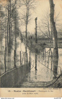 78 MEULAN HARDRICOURT PROMENADE DU BAC CRUE DE MARS 1906 - Meulan