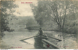 92 BAS MEUDON LA SEINE ANIMEE BARQUE - Meudon