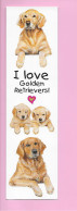 MP - I Love Golden Retrievers - Marque-Pages