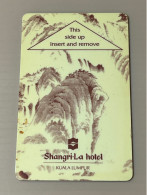 Kuala Lumpur Shangri-La Hotel Room Key Card Keycard, 1 Used Card - Sonstige & Ohne Zuordnung