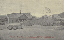 ORAN - Cour D'arrivée De La Maison A. Kruger-Nissolle Et Cie - Oran