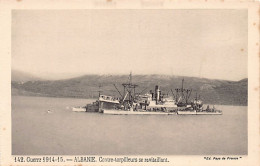 Albania - World War One - French Destroyers Refueling Off The Albanian Coast - Publ. Pays De France 142 - Albanie