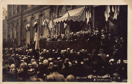 STRASBOURG - Carte Photo - Discours De M. Poincaré 9 Décembre 1918 - Strasbourg