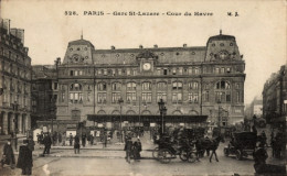 CPA Paris VIIIe Élysée, Gare St Lazare, Cour Du Havre - Other & Unclassified