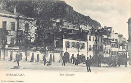 Gibraltar - The Library - Publ. V. B. Cumbo  - Gibraltar