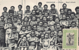 Papua New Guinea - ONONGE - The Boys' School - Publ. Missionnaires Du Sacré Coeur D'Issoudun  - Papua Nuova Guinea