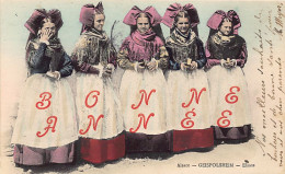 Geispolsheim - Bonne Année 1905 - Alsaciennes En Costume - Revue Alsacienne Illustrée - Other & Unclassified