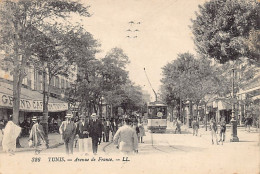 TUNIS - Avenue De France - Tramway 62 - Ed. LL Levy 326 - Tunisia