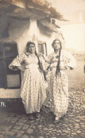 Macedonia - Two Gypsy Tzigane Women - REAL PHOTO - Macédoine Du Nord