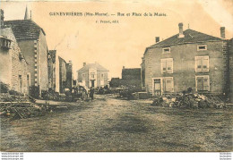 52 GENEVRIERES RUE ET PLACE DE LA MAIRIE - Sonstige & Ohne Zuordnung