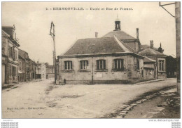 51 HERMONVILLE ECOLE ET RUE DE FISMES - Sonstige & Ohne Zuordnung