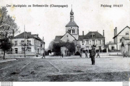 51 BETHENIVILLE PLACE DE L'EGLISE CARTE ALLEMANDE - Bétheniville