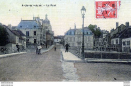 10 ARCIS SUR AUBE LE PONT CARTE TOILEE - Arcis Sur Aube