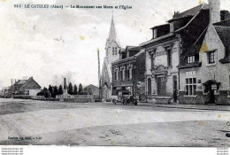 02 LE CATELET LE MONUMENT AUX MORTS ET L'EGLISE - Sonstige & Ohne Zuordnung