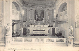 Egypt - ALEXANDRIA - Inside St. Catherine's Church - Publ. Levy L.L. 77 - Autres & Non Classés