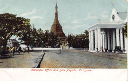 MYANMAR Burma - RANGOON Yangon - Municipal Offices And Sule Pagoda - Publ. D. A. Ahuja 6 - Myanmar (Birma)