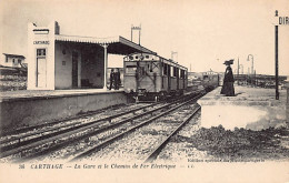 CARTHAGE - La Gare Et Le Chemin De Fer électrique - Ed. Spédiale Du Musée Lavigerie 36 - Túnez