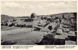 JERUSALEM - General View Of The Temple Area - Dome Of The Rock Qubbat As-Sakhra - Publ. A. Attallah Frères 5332 - Israël