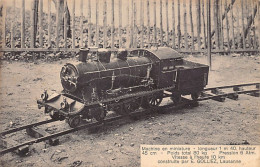 LAUSANNE (VD) Locomotive Miniature Construite Par E. Golliez - Ed. Inconnu  - Lausanne