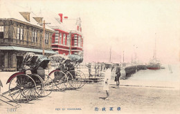 Japan - YOKOHAMA - Pier - Rickshaws - Yokohama