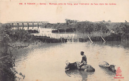 Viet-Nam - SONTAY - Barrage, Près De Tong, Pour L'élévation De L'eau Dans Les Ri - Vietnam