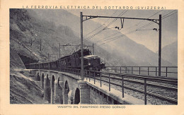 Svizzera - Viadotto Del Pianotondo Presso Giornico (TI) La Ferrovia Elettrica Del Gottardo - Giornico