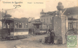 Belgique - FOREST (Brux. Cap.) Tramway - Tram - La Grand'Place - Ed. Nels Série 11 N. 384 - Vorst - Forest