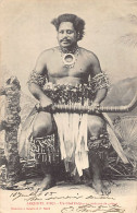 Fiji - A Fijian Chief In War Costume - Publ. A. Bergeret  - Figi